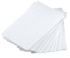 Card, PVC Composite, CR80/030,  White